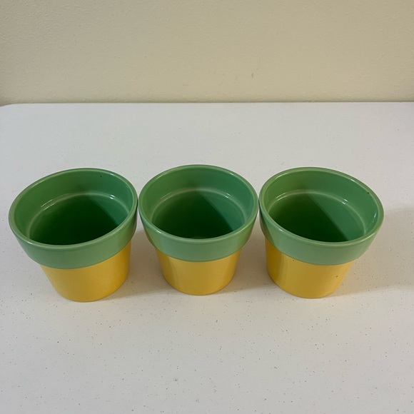 Yellow and Green Flower Pot Set - Picture 2 of 7